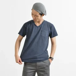 GOOD ON T-Shirts^/ GOST1408 Short sleeve V-neck pocket T-shirt