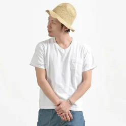 GOOD ON T-Shirts^/ GOST1408 Short sleeve V-neck pocket T-shirt