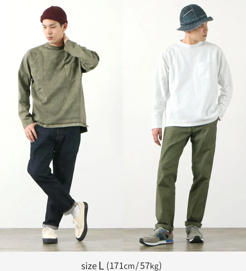 GOOD ON T-Shirts^/ Heavy Raglan Pocket T-Shirt Long Sleeve