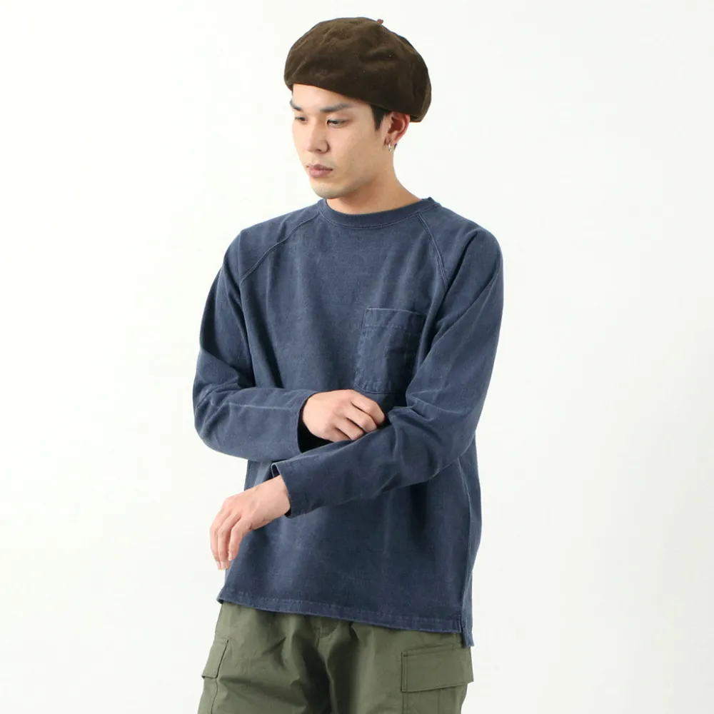 GOOD ON T-Shirts^/ Heavy Raglan Pocket T-Shirt Long Sleeve
