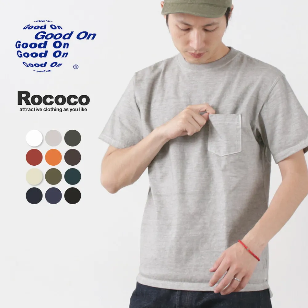 GOOD ON T-Shirts^/ Heavy Set-in Sleeve Short Sleeve Pocket T-Shirt