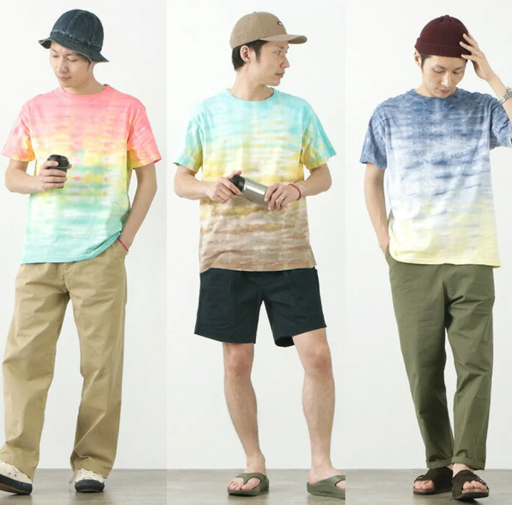 GOOD ON T-Shirts^/ Horizon Dye Short Sleeve T-Shirt