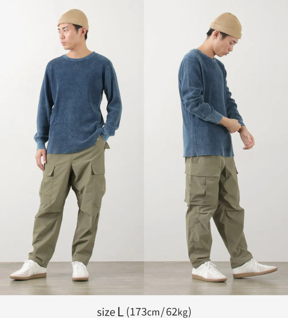 GOOD ON T-Shirts^/ Indigo Long Sleeve Thermal T-Shirt blue