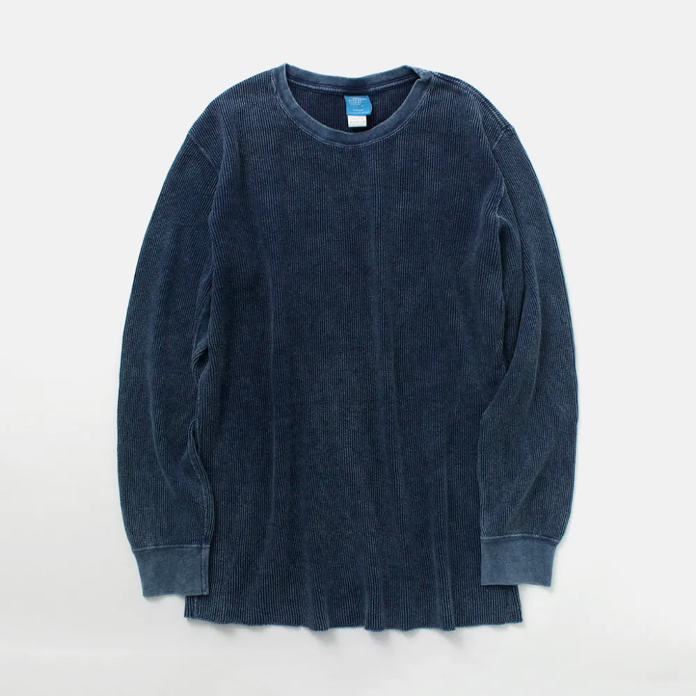 GOOD ON T-Shirts^/ Indigo Long Sleeve Thermal T-Shirt blue
