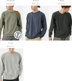 GOOD ON T-Shirts^/ Long sleeve crew T-shirt