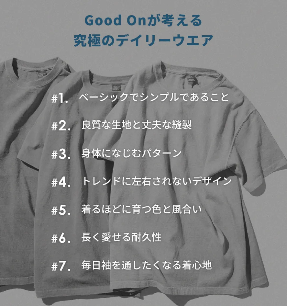 GOOD ON T-Shirts^/ Long Sleeve Henley Neck T-Shirt