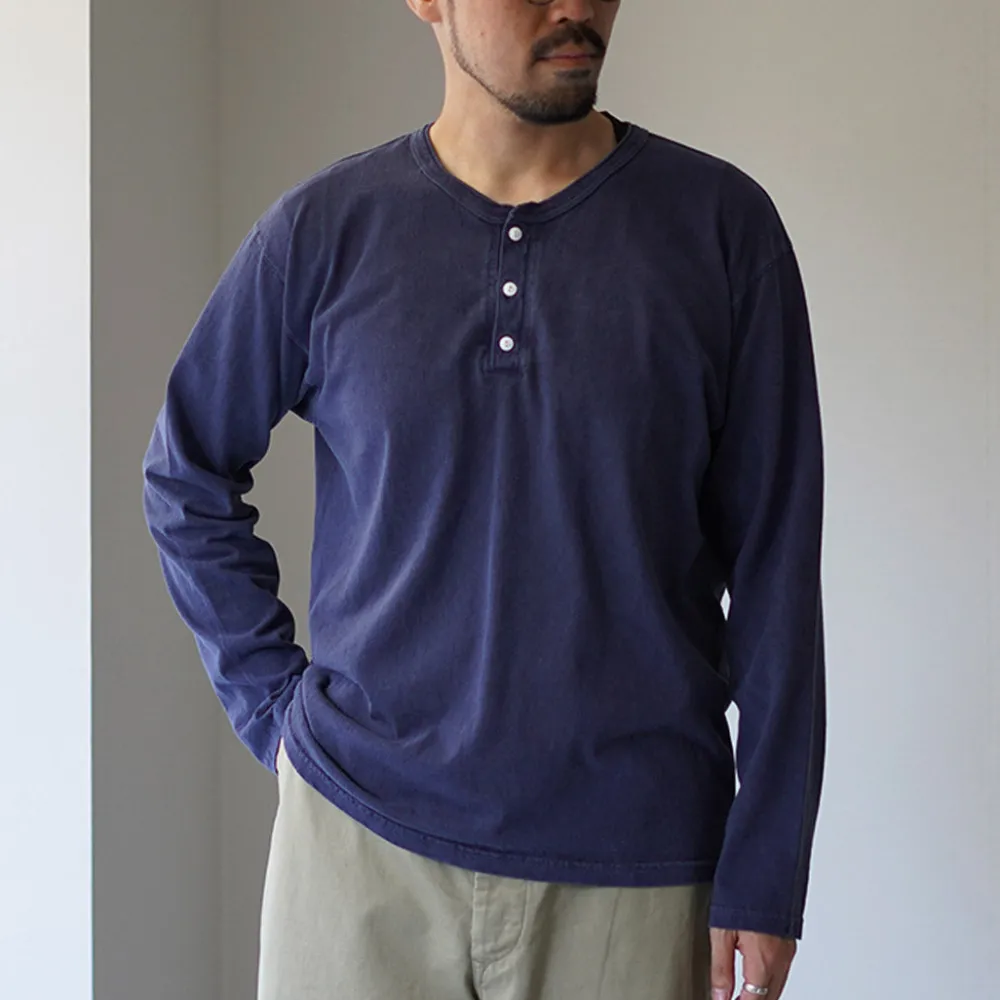 GOOD ON T-Shirts^/ Long Sleeve Henley Neck T-Shirt