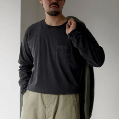 GOOD ON T-Shirts^/ Long Sleeve Pocket Crew T-Shirt