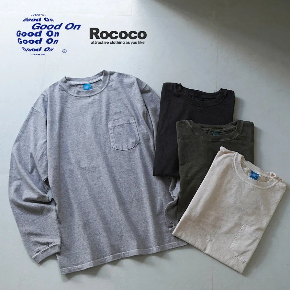 GOOD ON T-Shirts^/ Long Sleeve Pocket Crew T-Shirt