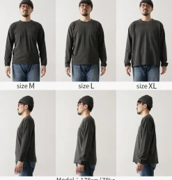 GOOD ON T-Shirts^/ Long Sleeve Pocket Crew T-Shirt