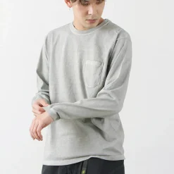 GOOD ON T-Shirts^/ Long Sleeve Pocket Crew T-Shirt