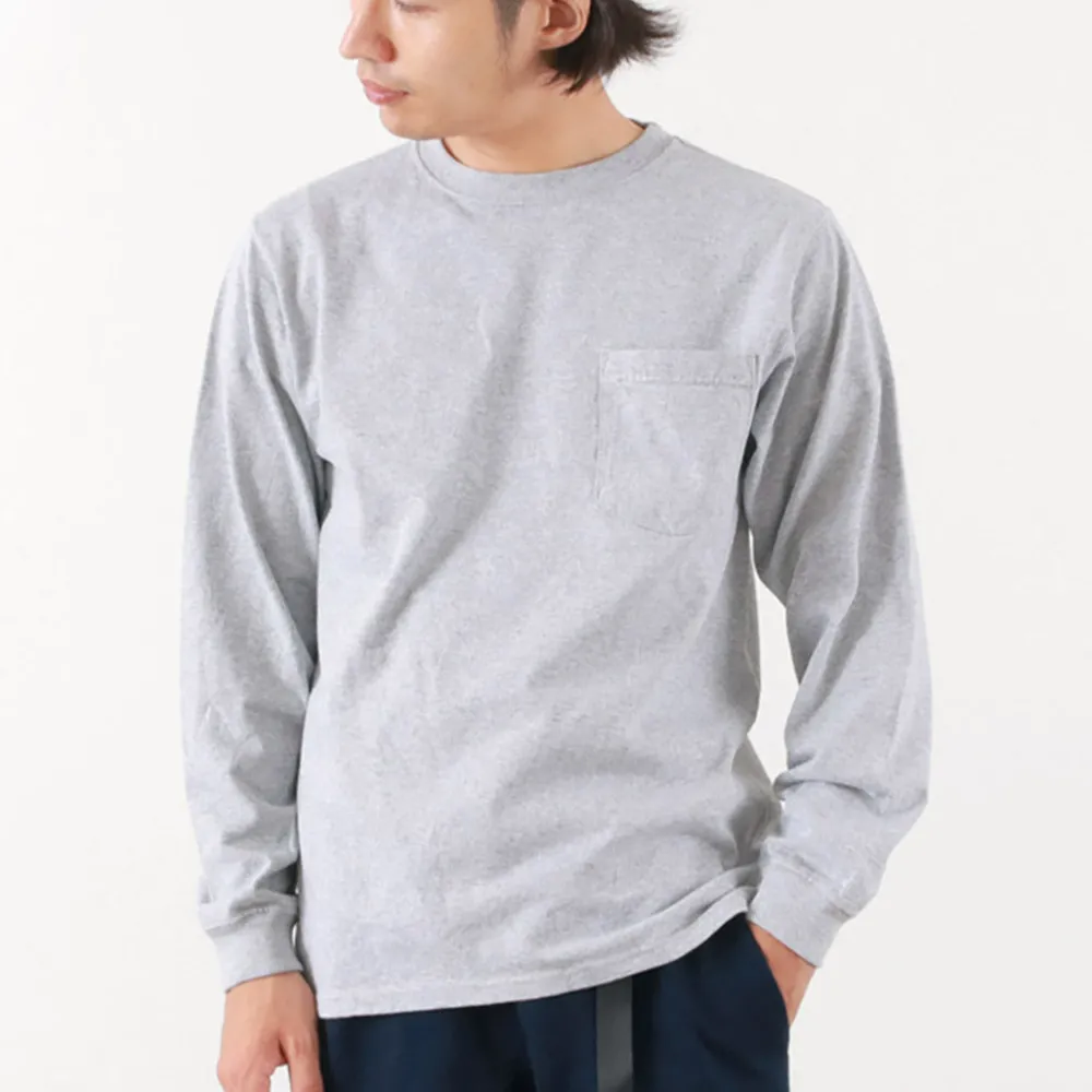 GOOD ON T-Shirts^/ Long Sleeve Pocket Crew T-Shirt