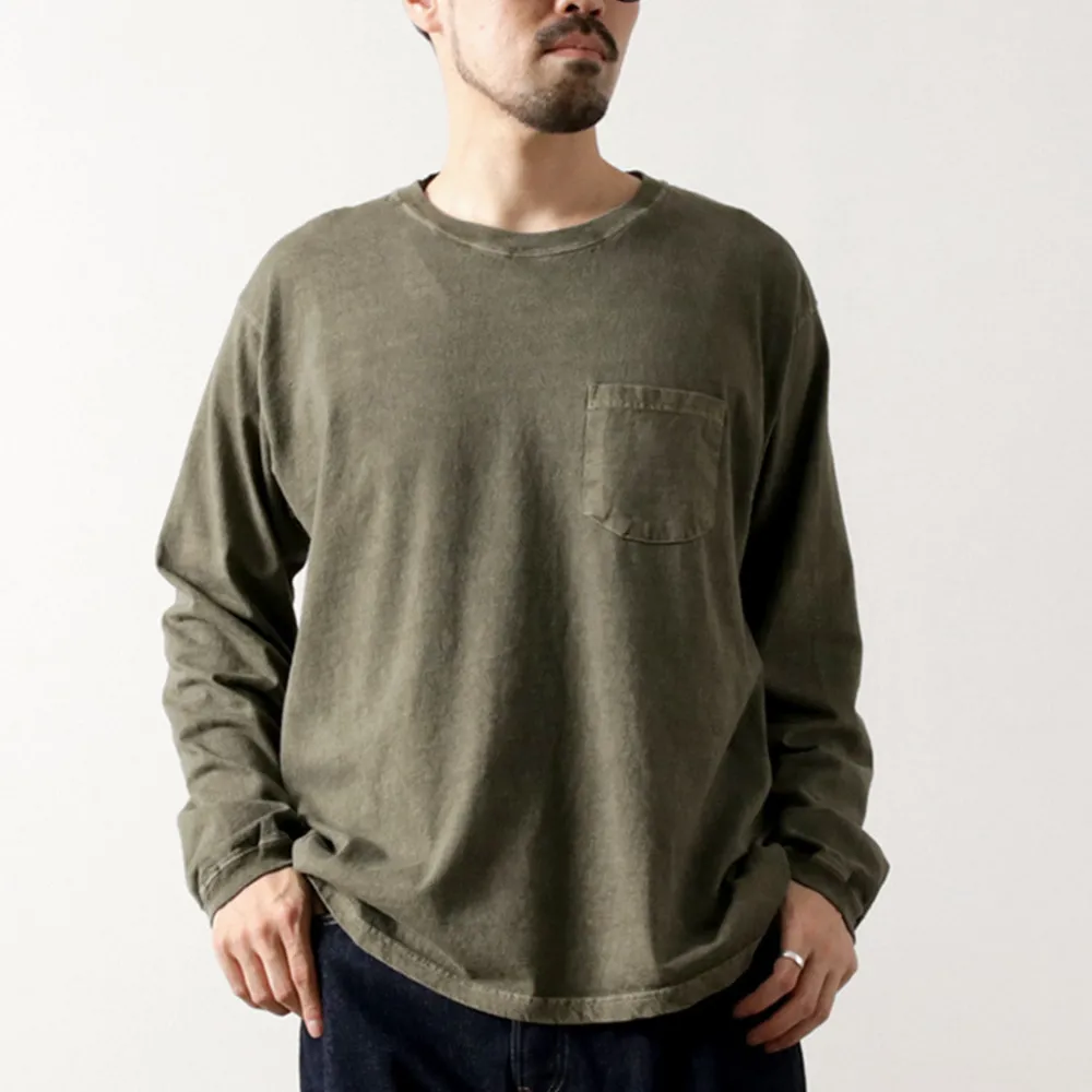 GOOD ON T-Shirts^/ Long Sleeve Pocket Crew T-Shirt