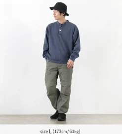 GOOD ON T-Shirts^/ L/S heavy henley T