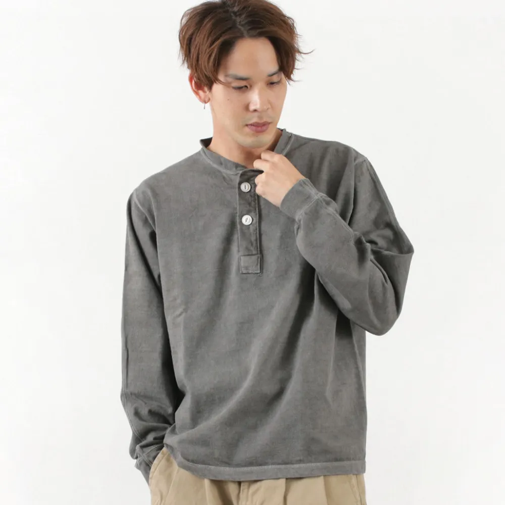 GOOD ON T-Shirts^/ L/S heavy henley T
