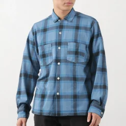 GOOD ON Shirts^/ Ombre Long Sleeve Open Shirt