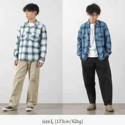 GOOD ON Shirts^/ Ombre Long Sleeve Open Shirt