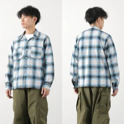GOOD ON Shirts^/ Ombre Long Sleeve Open Shirt