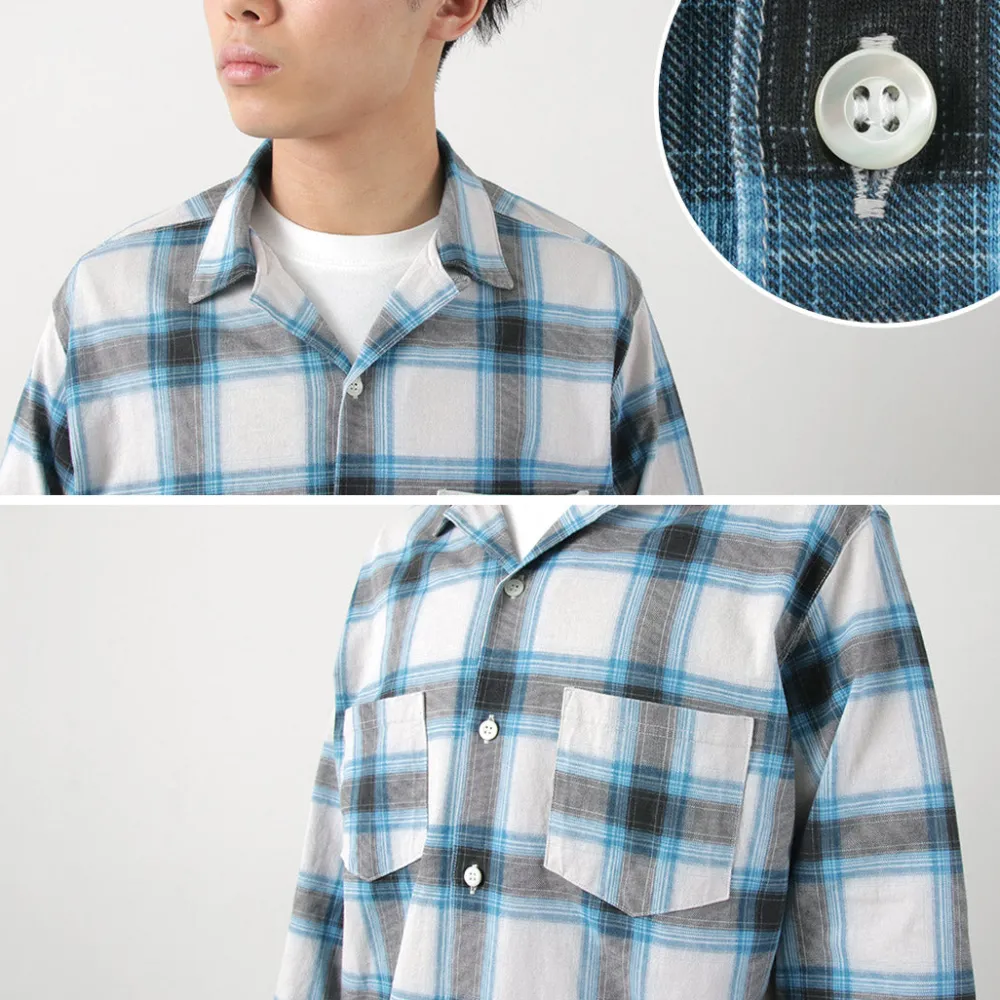 GOOD ON Shirts^/ Ombre Long Sleeve Open Shirt