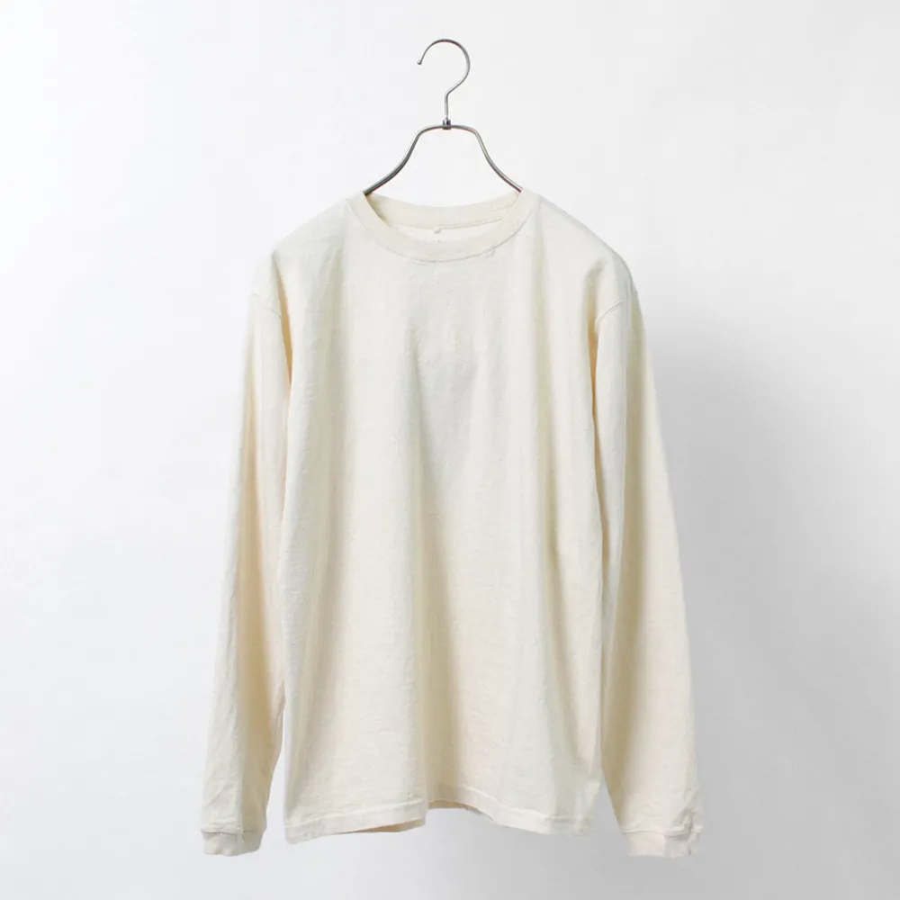 GOOD ON T-Shirts^/ Organic long sleeve crew neck t-shirt