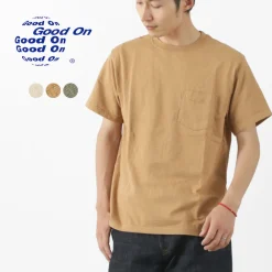GOOD ON T-Shirts^/ organic short sleeve pocket T-shirt