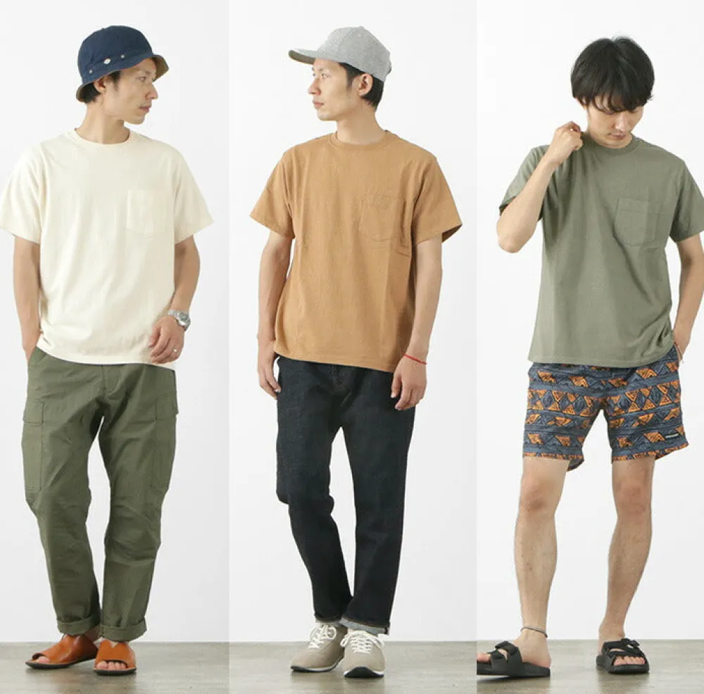 GOOD ON T-Shirts^/ organic short sleeve pocket T-shirt
