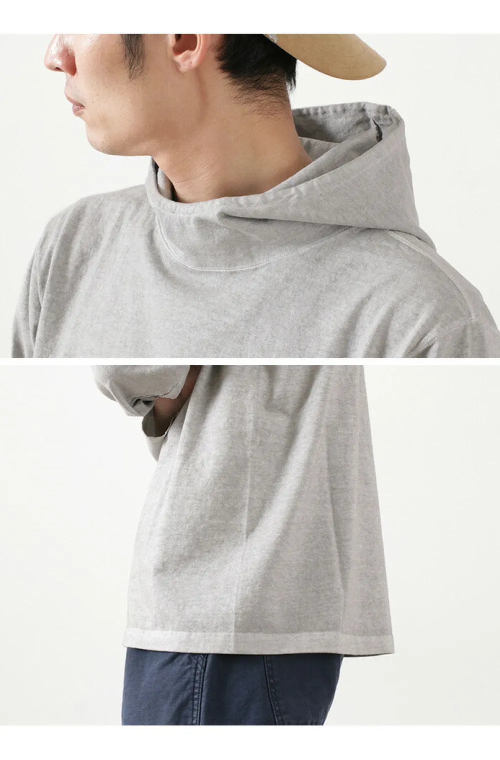 GOOD ON T-Shirts^/ Pullover hooded T-shirt/long sleeves
