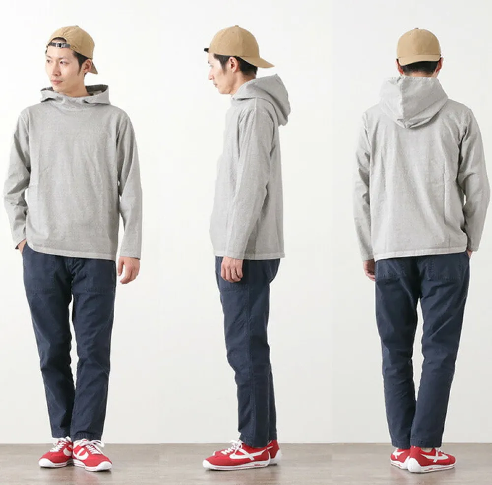 GOOD ON T-Shirts^/ Pullover hooded T-shirt/long sleeves