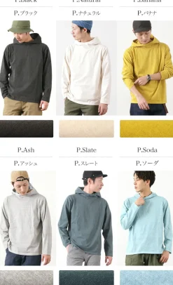 GOOD ON T-Shirts^/ Pullover hooded T-shirt/long sleeves