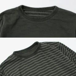 GOOD ON T-Shirts^/ Reversible Striped Long Sleeve Crew T-Shirt GOLT2407