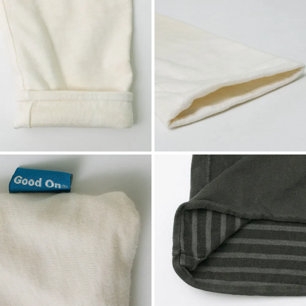 GOOD ON T-Shirts^/ Reversible Striped Long Sleeve Crew T-Shirt GOLT2407