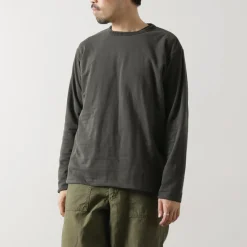 GOOD ON T-Shirts^/ Reversible Striped Long Sleeve Crew T-Shirt GOLT2407