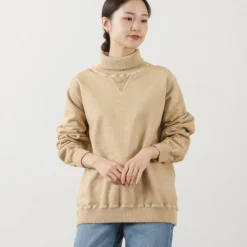 GOOD ON Sweatshirts^/ Rib Neck Sweatshirt