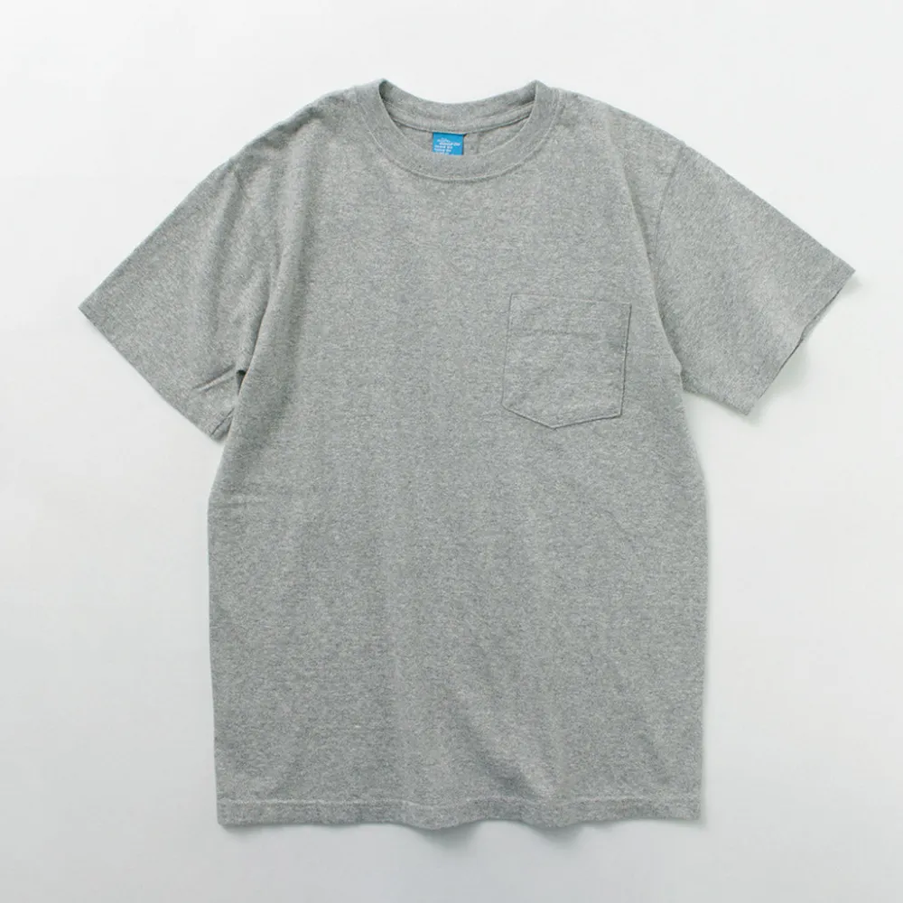 GOOD ON T-Shirts^/ Short Sleeve Basic Pocket Crew Neck T-Shirt
