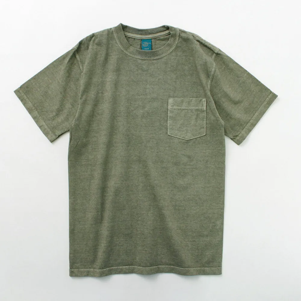 GOOD ON T-Shirts^/ Short Sleeve Basic Pocket Crew Neck T-Shirt