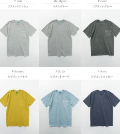 GOOD ON T-Shirts^/ Short Sleeve Basic Pocket Crew Neck T-Shirt
