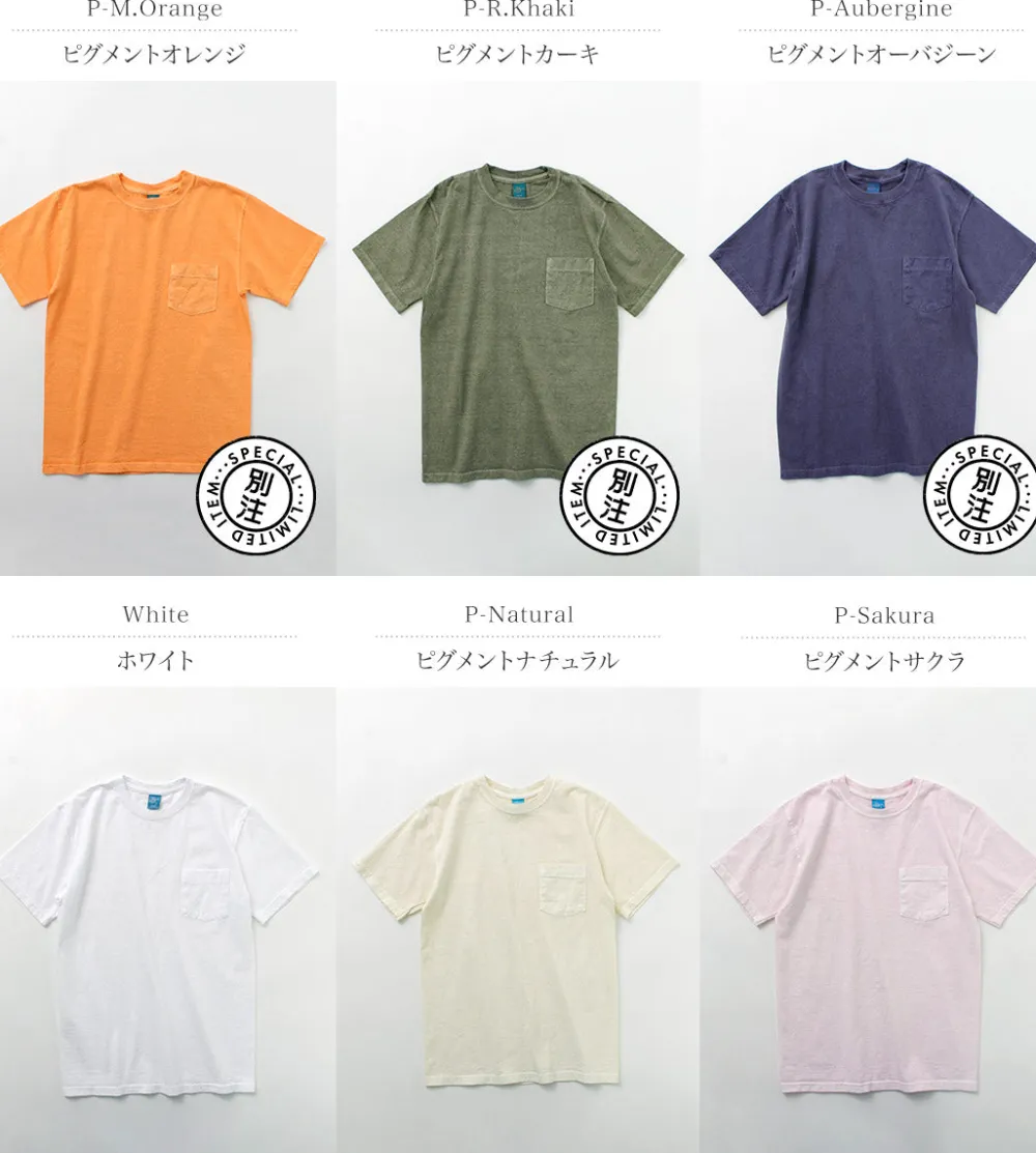 GOOD ON T-Shirts^/ Short Sleeve Basic Pocket Crew Neck T-Shirt