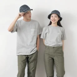 GOOD ON T-Shirts^/ Short Sleeve Basic Pocket Crew Neck T-Shirt