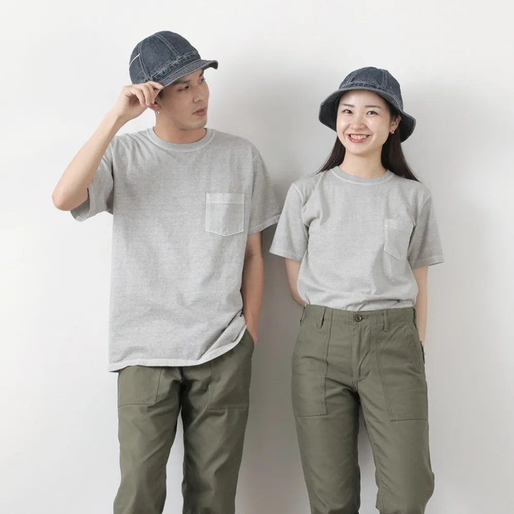 GOOD ON T-Shirts^/ Short Sleeve Basic Pocket Crew Neck T-Shirt