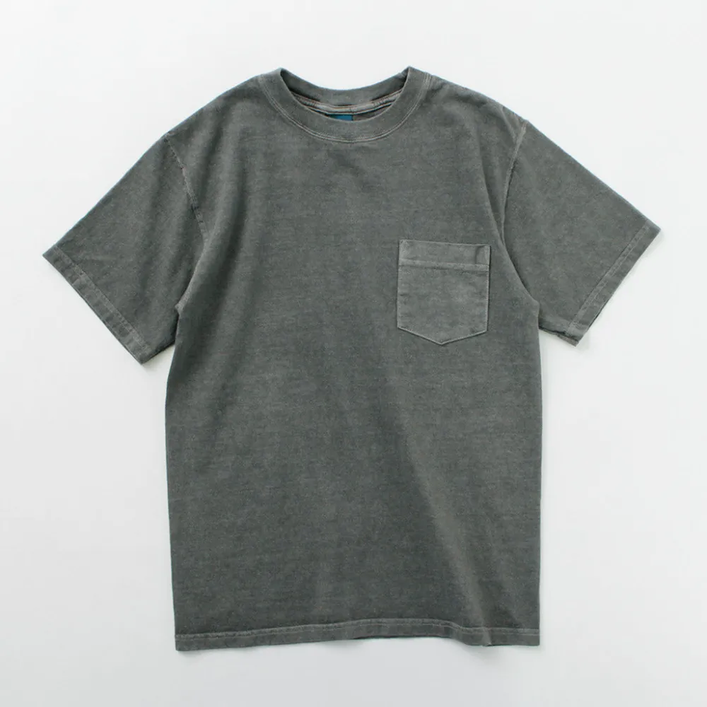 GOOD ON T-Shirts^/ Short Sleeve Basic Pocket Crew Neck T-Shirt