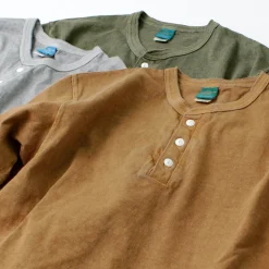 GOOD ON T-Shirts^/ Short sleeve henley neck T-shirt