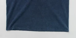 GOOD ON T-Shirts^/ Short Sleeve Henley T-Shirt / Shave indigo