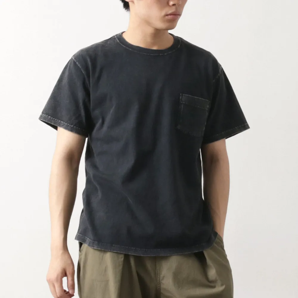 GOOD ON T-Shirts^/ Short Sleeve Pocket T-Shirt Vintage Dye