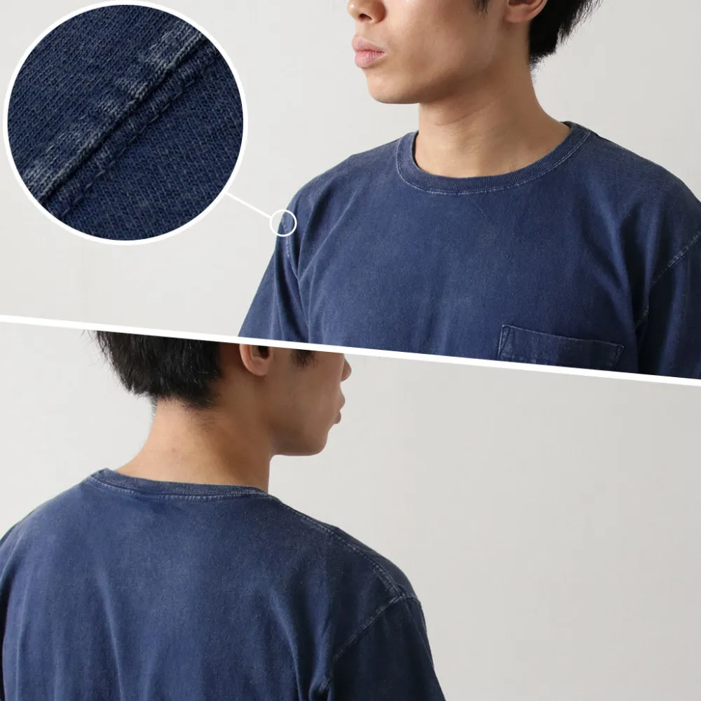 GOOD ON T-Shirts^/ Short Sleeve Pocket T-Shirt Vintage Dye