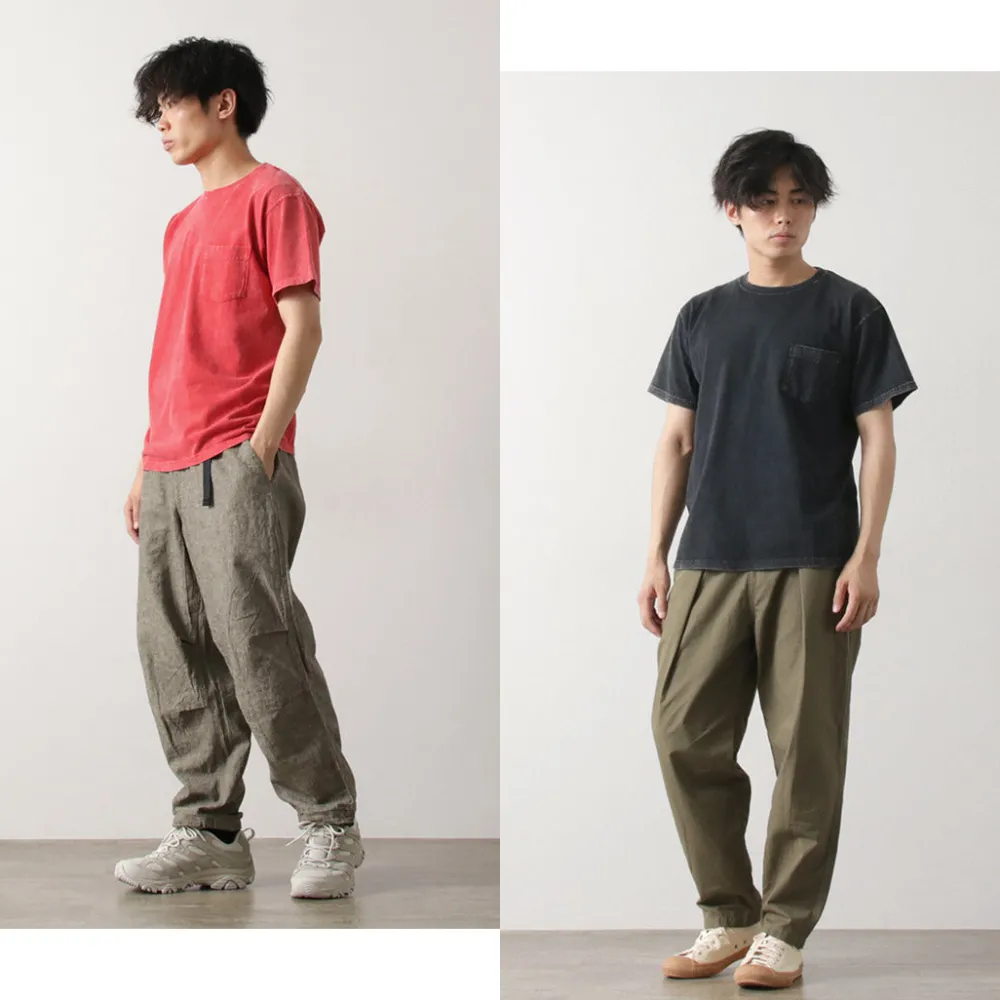 GOOD ON T-Shirts^/ Short Sleeve Pocket T-Shirt Vintage Dye