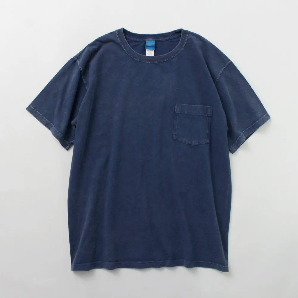 GOOD ON T-Shirts^/ Short Sleeve Pocket T-Shirt Vintage Dye