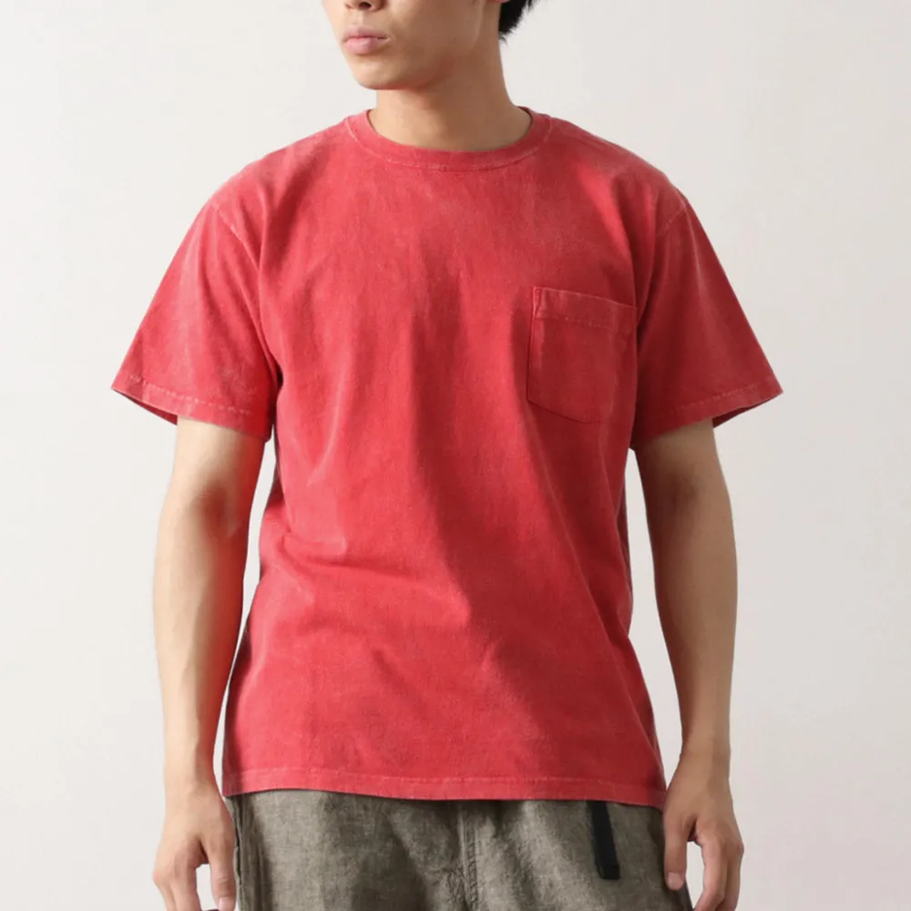 GOOD ON T-Shirts^/ Short Sleeve Pocket T-Shirt Vintage Dye