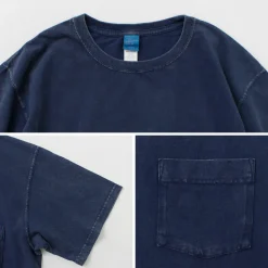 GOOD ON T-Shirts^/ Short Sleeve Pocket T-Shirt Vintage Dye
