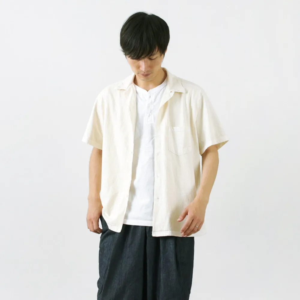 GOOD ON Shirts^/ Short Sleeve TEE Open Collar Shirt