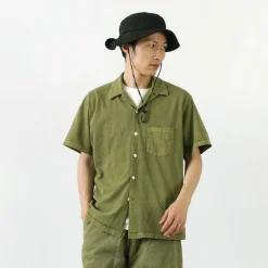 GOOD ON Shirts^/ Short Sleeve TEE Open Collar Shirt